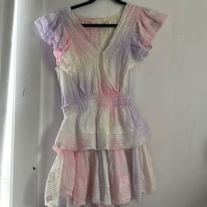 LSF Gwen Dress, multi tie dye